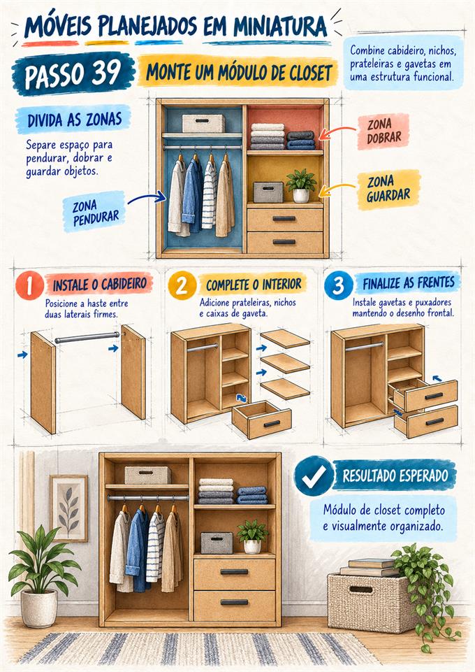 Passo 39 — Módulo de closet